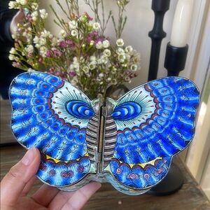 Blue Butterfly Tinker Box